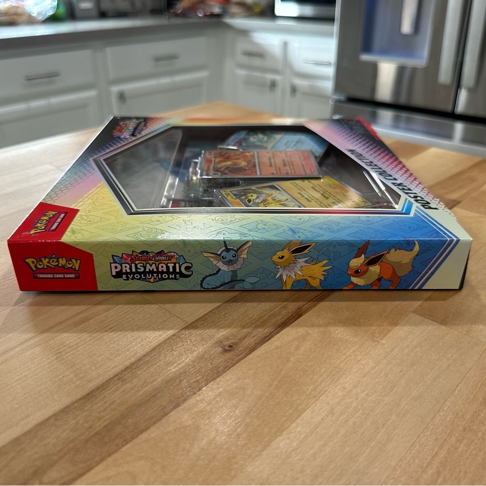 New! Pokemon TCG Scarlet & Violet 8.5 Prismatic Evolutions Poster Collection - Picture 10 of 13
